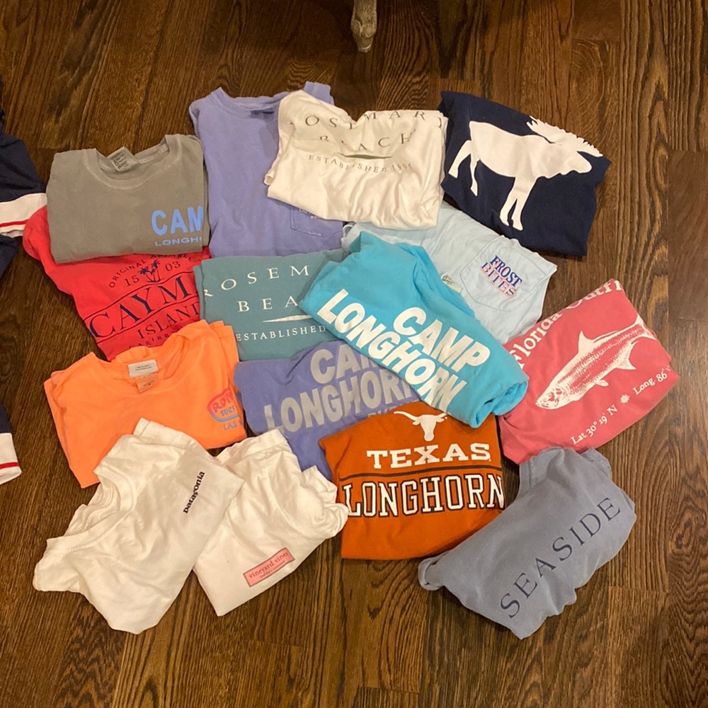 NOT FOR SALE!! BUNDLE. All together purchase! T shirts from all over!!!